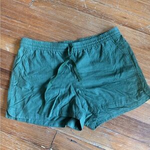 Jcrew linen blend shorts